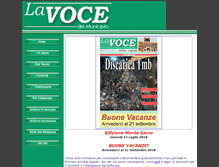 Tablet Screenshot of lavocedelmunicipio.it